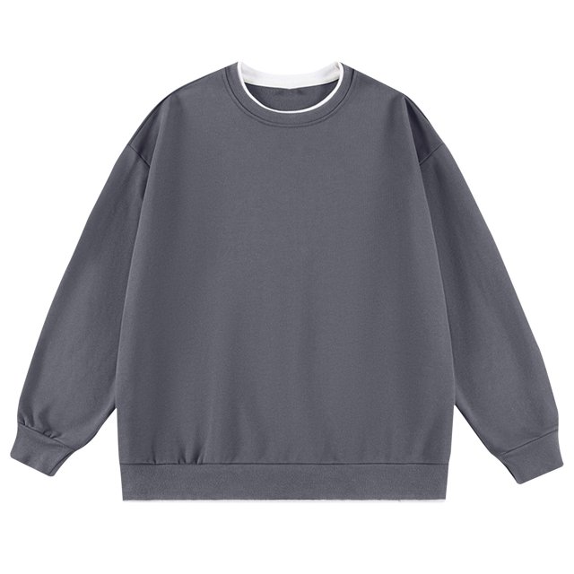 pstuiky Camisas de invierno de manga larga para hombre, Camiseta deportiva de dos piezas para hombre, estilo casual, transpirable, con cuello redondo y manga larga, de color liso xxxxl