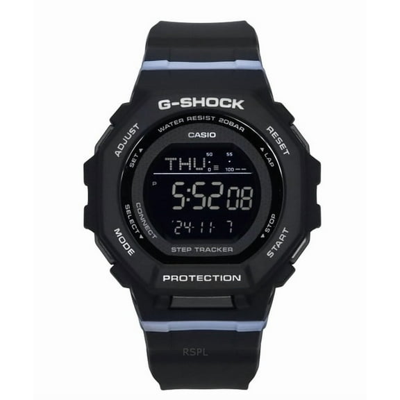 Casio G-Shock G-Squad Digital Smartphone Link Bio-Based Resin Strap Quartz GMD-B300-1 200M Women's Watch