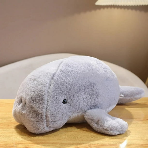 Cartoon Solid Color Manatee Plush Toys Cute Dugong Plushie Sea Cow Marine Animal Stuffed Doll Mermaid Pillow Cushion Kids Gifts Walmart