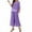 Purple, variant on Ohufall 2 Piece Outfits for Women Sets Work Outfits Two Piece Outfits for Women Summer Womens Dressy Casual Plus Size Matching Sets 3/4 Sleeve Tops Wide Leg Pants Trousers Set