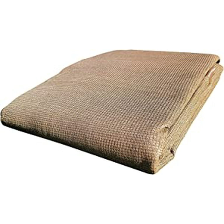 WHITEDUCK 12'x20' Canvas Tarp 18 oz. Heavy Duty Waterproof UV Resistant,  Rustproof Grommets, Industrial & Commercial Use Cloth Tarp (Finished Size:  11'6 x19'6, Olive Drab) 