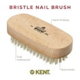 thumbnail image 4 of Kent NB4 Natural Bristle Fingernail Brush and Hand Scrub Brush. Beechwood Finger Nail Brush to Clean Nails and Nail Scrubber Brush for Hands, Feet, Fingernails, and Toenails. Made in England, 4 of 6
