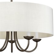 Progress Lighting - Five Light Chandelier - Chandeliers - Drum Shade 5-Light