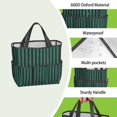thumbnail image 4 of Bright Checkered Garden Tools Bag, Water-proof Oxford Garden Tote Home Organizer Gardening Tool Bag Kit Holder with 8 Pockets for Indoor and Outdoor Gardening (Tools Not Included), 4 of 6