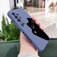 thumbnail image 1 of Funda De Teléfono De Gatos Lindos Para Samsung Galaxy A54 A34 A24 A14 A04 A04S A04E 4G 5G Silicona Líquida Con Patrón Lateral, 1 of 4