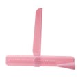 thumbnail image 3 of 2 Pieces Pink Plastic Adjustable Fondant Cake Scraper Icing Piping Cream Spatula Edges Smoother Baking Tool, 3 of 9