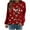 Red 1, variant on hotojiny Women Christmas Sweatshirt Long Sleeve Crew Neck Casual Sweatshirt Red Wine Glass Graphic Printed Pullover Tops