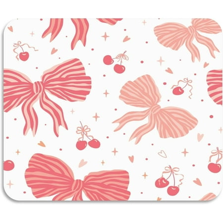 

Dish Drying Mat Cute Cherries Bowknot 24x18inch Absorbent Coffee Mat Non-slip Rubber Backed Easy Clean Hide Stain Kitchen Pad for Kitchen Counter Coffee Bar Sink