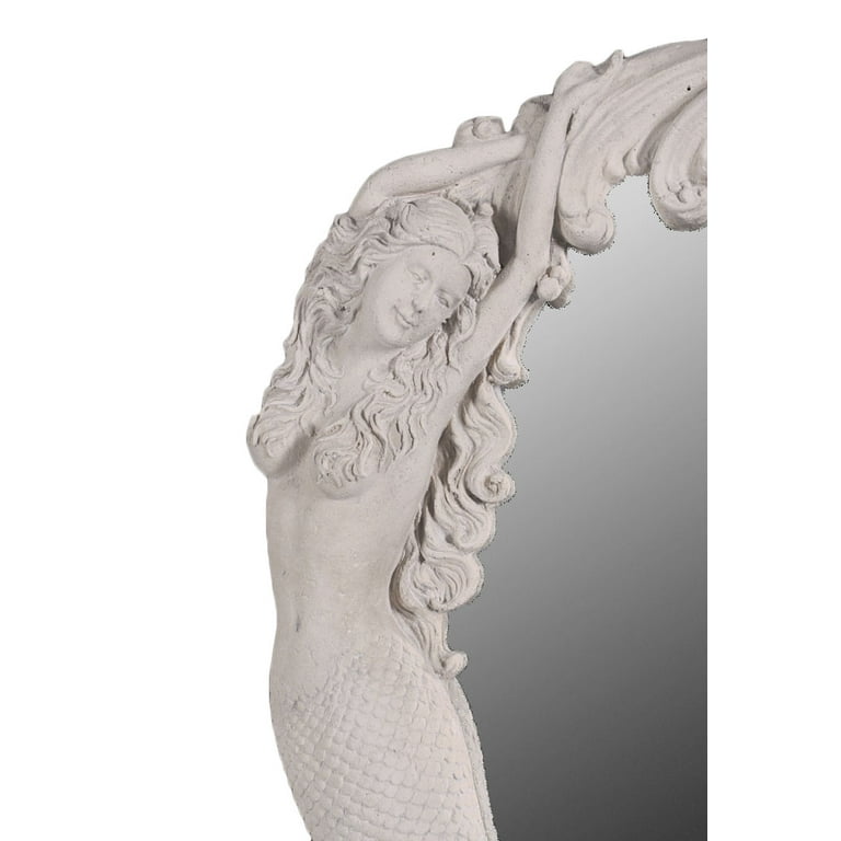 Mermaid Mirror 壁掛け鏡 Amazon.com: Veronese Design Resin and Glass Wall Mounted Mirrors