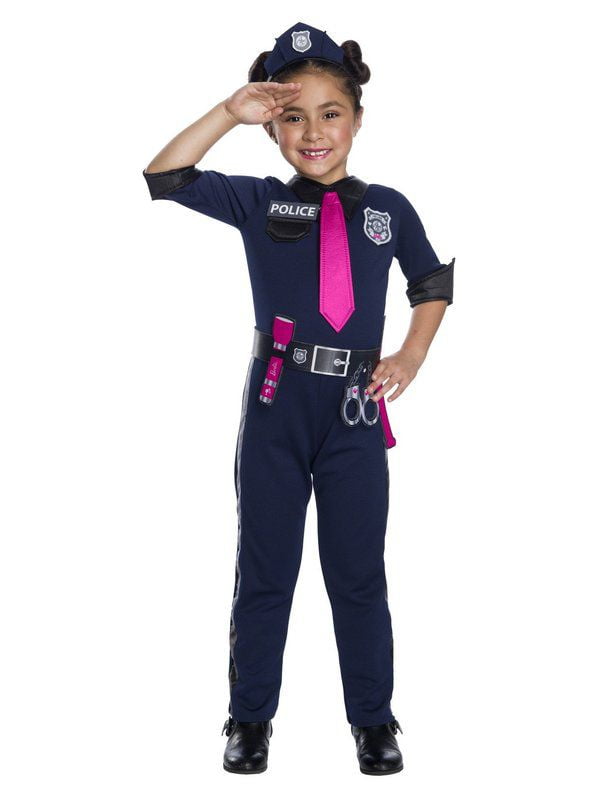 BARBIE POLICE OFFICER COSTUME FOR GIRLS-2T-4T - Walmart.com
