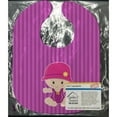 thumbnail image 2 of Caroline's Treasures Baby Bib, Beach Baby Girl, Purple Stripe, 2 of 3