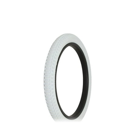 Bike Tire 18 x 2.125 White/White Side Wall HF-148.