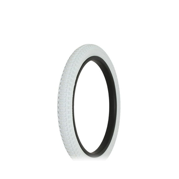 Bike Tire 18 x 2.125 White/White Side Wall HF-148.