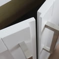 thumbnail image 2 of Bellaterra Home 400700-25-WH-WMRD 25 in. Single Round Sink Vanity with Carrara Marble Top, White, 2 of 11