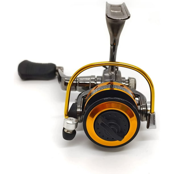 Mini 150 Compact Metal Fishing Spinning Reel, All-Metal Small Pocket Fishing  Spin Wheel for Freshwater and All Season 