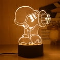 thumbnail image 2 of Luz nocturna LED 3D Plants vs Zombies Gatlings Peas, 2 of 2