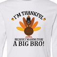 thumbnail image 4 of Inktastic Big Bro Announcement Thanksgiving Brother Long Sleeve Youth T-Shirt, 4 of 5