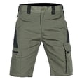 thumbnail image 1 of Men's Outdoor Capri Pants Summer Training Shorts With Webbing Waist, 1 of 4