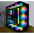 thumbnail image 3 of Barra de luz LED decorativa con cambio de color mágico, atracción magnética, tira de luz LED de doble cara luminosa argb de aleación de aluminio, barra de luz para caja de computadora, 3 of 4