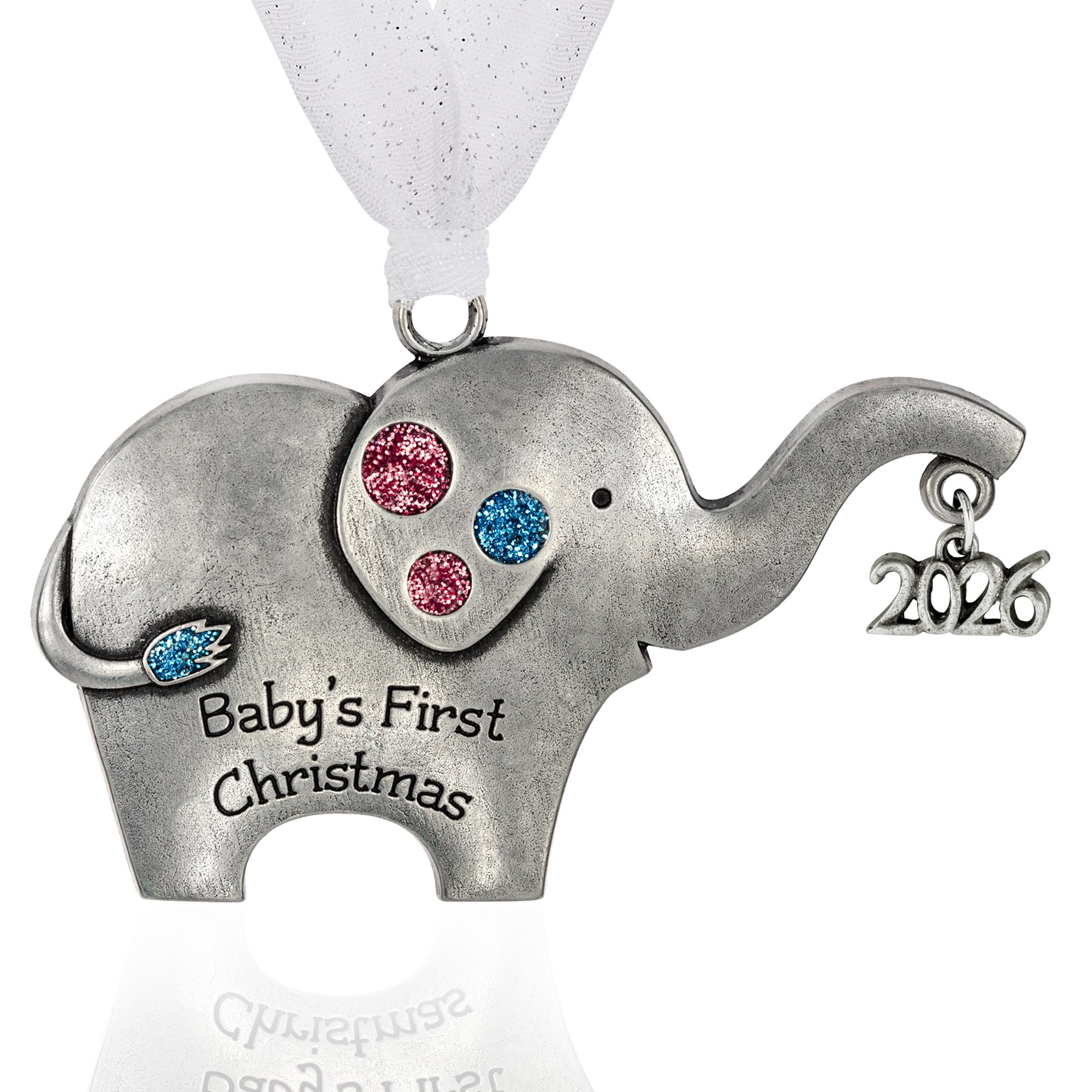 Baby's First Christmas Elephant Ornament