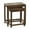 Brown Handmade Carved Abstract Floral Rectangle S/2 24", 20"H, variant on DecMode 22" x 24" Brown Mango Wood Handmade Intricately Carved Floral Accent Table with Carved Tabletops, 2-Pieces