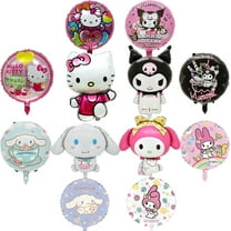 Birthday party supplies, 12 party decoration foil balloons, girls', children's, boys' party foil balloons