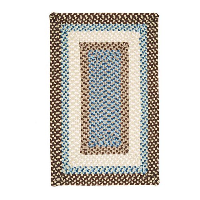 Colonial Mills Rug MG89R024X036R Montego - Bright Brown 2 ft. x 3 ft. Braided Rug