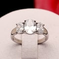 thumbnail image 7 of Cassidy Engagement Ring Womens Sterling Silver Cz Ginger Lyne Collection, 7 of 7