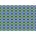 thumbnail image 1 of Ahgly Tapis Rectangulaire Lavable en Machine Intérieur Transitionnel Violet Pervenche Profond, 2 Pieds x 4 Pieds, 1 of 7