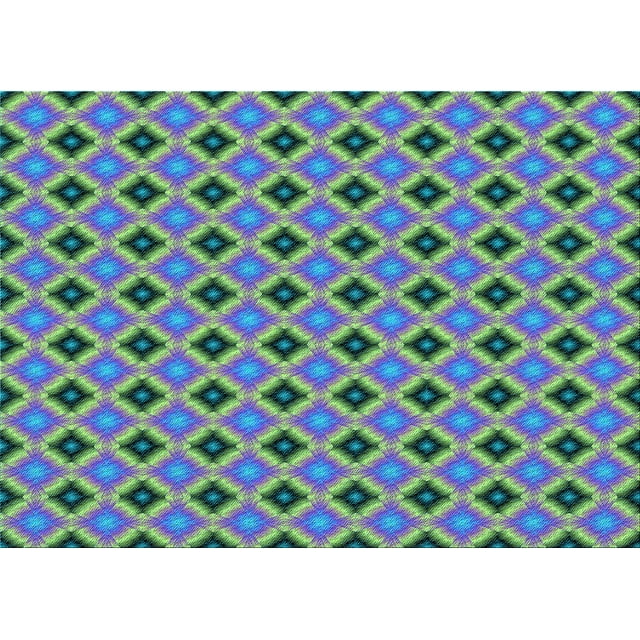 Ahgly Tapis Rectangulaire Lavable en Machine Intérieur Transitionnel Violet Pervenche Profond, 7 Pieds x 9 Pieds