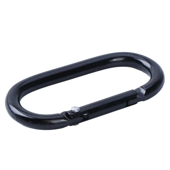 Aluminum Alloys Outdoor Oval Shape Carabiner Locking Carabiner Keychains Clip for Backpacks Camping Hikings Travelings
