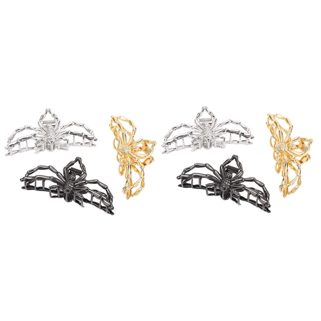 Hair Claw Clip Set, Fashion 6 Pcs Alloy Hair Jaw Clip for Thick Hair