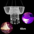thumbnail image 5 of Wildnix 60cm Transparent Hanging Wedding Cake Rack, Acrylic or Crystal Material, Elegant Dessert Table Decoration, Stage Display Stand, 5 of 6