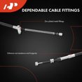 thumbnail image 4 of A-Premium Rear Passenger Side Parking Brake Cable Assembly Compatible with Toyota, Chevrolet & Geo Models: Corolla 1998-2002, Prizm - Replace# 94857024, 94852993, 4 of 9