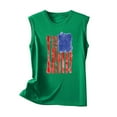 thumbnail image 2 of EINCcm Women American Flag Print Tank Tops USA Stars Stripes Patriotic T Shirt Summer Loose Vest Tees, 2 of 4