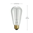 thumbnail image 6 of Globe Electric 40W Vintage Edison S60 Incandescent Filament Light Bulb, E26 Base, 3-Pack, 31324, 6 of 7