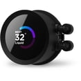 thumbnail image 5 of NZXT Kraken 360mm - RL-KN360-B1 – AIO CPU Liquid Cooler - LCD Display - 3 x F120P Static Pressure Fan Radiator Fans LGA 1851,1700 / AM5 Compatible, 5 of 8
