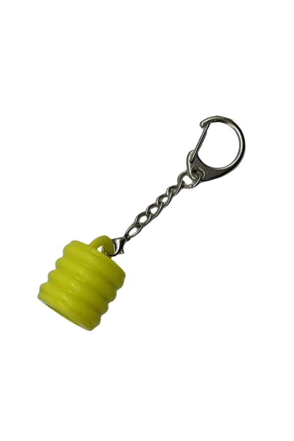 Fashionable Lip Gloss Keychain Caps Convenient Lid Holder Keyring Accessories Trendy Beauty Product Supplies for Women