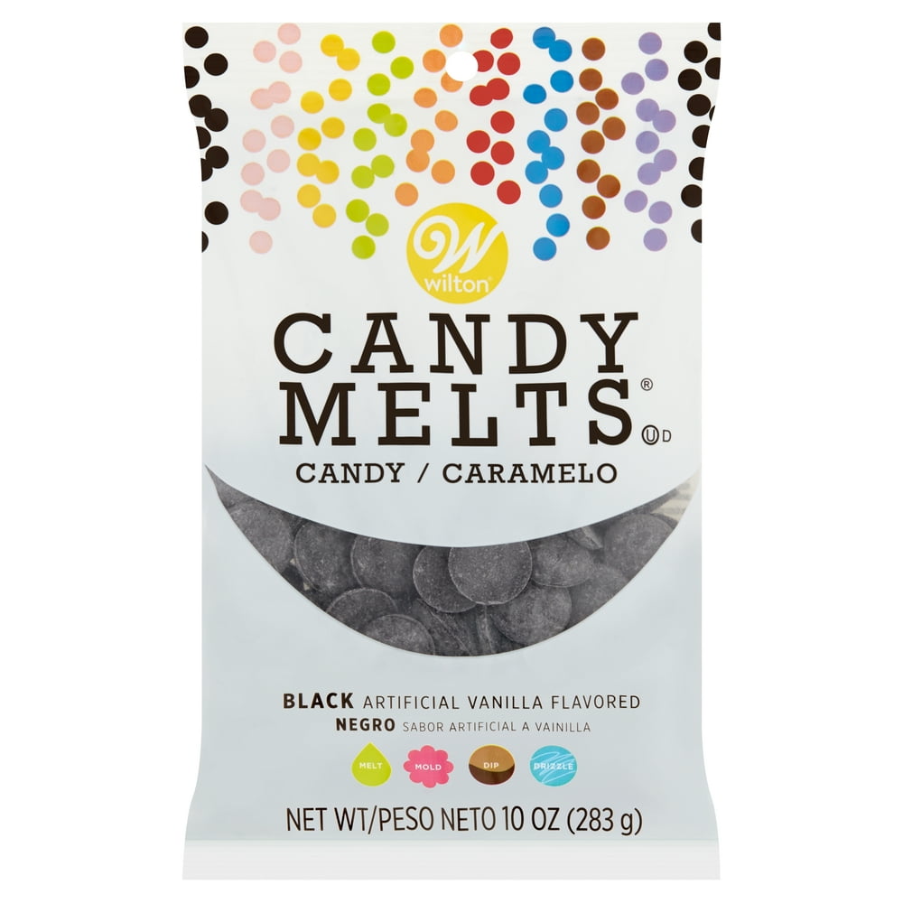 Wilton Candy Melts Black Candy, 10 oz - Walmart.com - Walmart.com