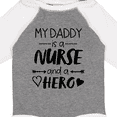 thumbnail image 4 of Inktastic My Daddy is a Nurse and a Hero Boys or Girls Long Sleeve Baby Bodysuit, 4 of 5