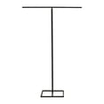 thumbnail image 4 of Soporte para telón de fondo de boda en forma de T, altura ajustable, marco para cortina navideña, globo Negro 60 cm de ancho, 4 of 8