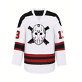 thumbnail image 2 of halloween merch Friday the 13th Jason Voorhees  Hockey Jersey  long Sleeve sweatshirt men/women sport Jersey, 2 of 3