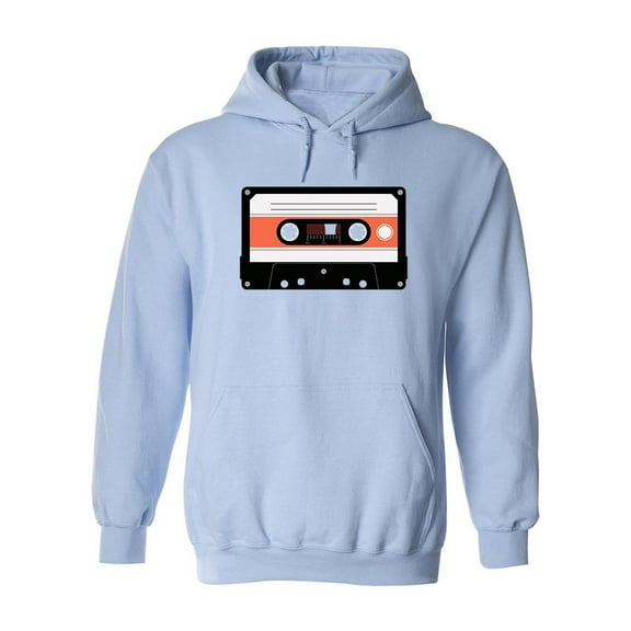 Audio Cassete Hoodie Men -Image by Shutterstock, Male 4X-Large