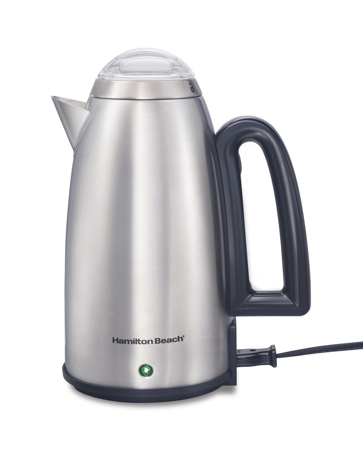 Percolateur 12 tasses en acier inoxydable de Hamilton Beach 40619CR