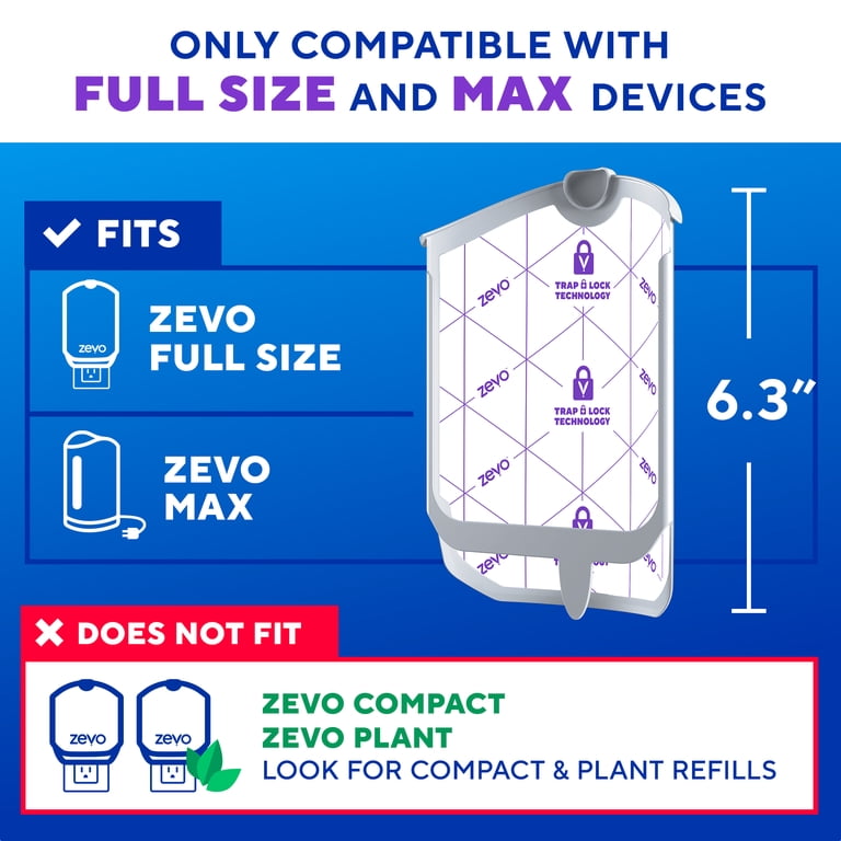 Zevo Indoor Flying Insect Killer Trap, Bug & Gnat House Killer, 2