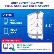 Zevo Full Size Refill: 2 Indoor Light Trap Refill Cartridges Capture House Flies, Fruit Flies, and Gnats (2 Full Size Refill Cartridges)