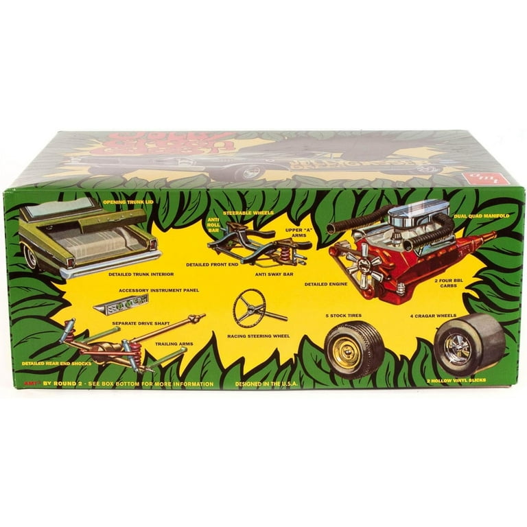 A.M.T 1965 Ford Galaxie Jolly Green Gasser Model Car Kit, 1/25