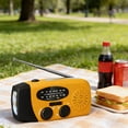 thumbnail image 5 of Horivan Solar Hand Crank Emergency Radio Portable AM/FM/NOAA Weather Radio 2000mAh Power Bank for Phone Charging Survival Gear for Camping Hiking Outdoor Emergency Preparedness Kit, 5 of 7