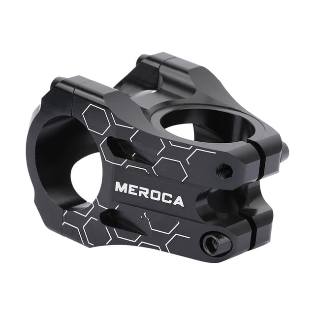 Vástago de manillar corto Sunnimix de aleación de aluminio 31,8 mm Negro