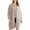 Beige, variant on Cute Cardigans Women Long Sleeved Lazy Style Loose Jacket Suspender Two Piece Sweater Light Weight Cardigan
